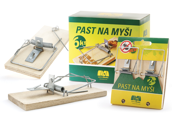 Mouse trap – wooden – plywood or beech base